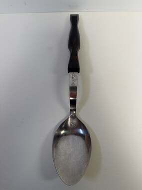 Cutco Vintage Serving Spoon with Brown Handle